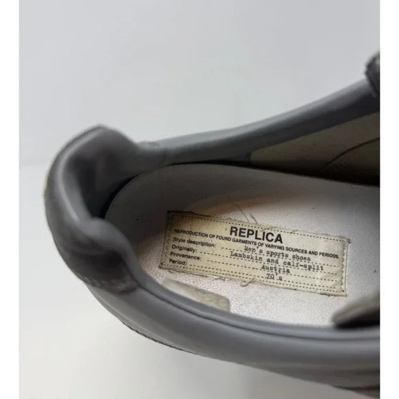 Maison Margiela Replica GAT Sneaker Grey Size 10 US 43 EU - Picture 8 of 8